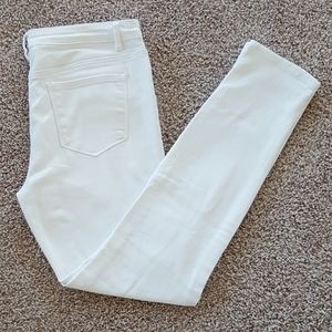 (2/$16) White Distressed Skinny Jeans